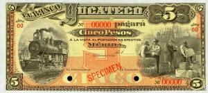 pS467s3 from Mexico: 5 Pesos from 1890