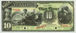 pS468s3 from Mexico: 10 Pesos from 1890