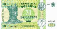 p13a from Moldova: 20 Leu from 1992