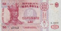 p14d from Moldova: 50 Leu from 2006