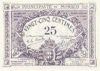 Gallery image for Monaco p2c: 25 Centimes