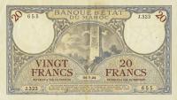 Gallery image for Morocco p12: 20 Francs