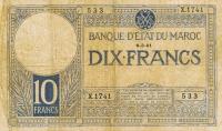 Gallery image for Morocco p17b: 10 Francs