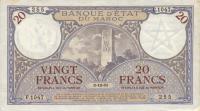 Gallery image for Morocco p18a: 20 Francs