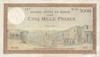 Gallery image for Morocco p23c: 5000 Francs