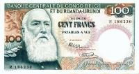 Gallery image for Belgian Congo p33a: 100 Francs