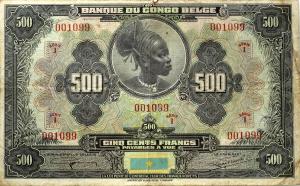 Gallery image for Belgian Congo p18a: 500 Francs