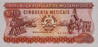 p129a from Mozambique: 50 Meticas from 1983