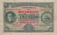 p66a from Mozambique: 1 Escudo from 1921