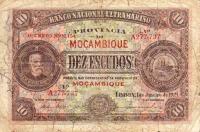 p69a from Mozambique: 10 Escudos from 1921