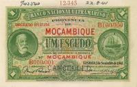 p81s from Mozambique: 1 Escudo from 1941