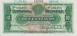 pR28s from Mozambique: 10 Centavos from 1933