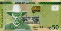 p13c from Namibia: 50 Namibia Dollars from 2019