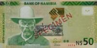p13s1 from Namibia: 50 Namibia Dollars from 2012