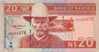 Gallery image for Namibia p5a: 20 Namibia Dollars