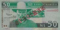 Gallery image for Namibia p8s: 50 Namibia Dollars