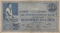 p39c from Netherlands: 100 Gulden from 1926