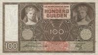p51b from Netherlands: 100 Gulden from 1939
