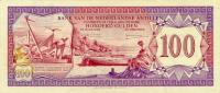 p19a from Netherlands Antilles: 100 Gulden from 1979