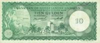 p2c from Netherlands Antilles: 10 Gulden from 1962