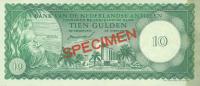 p2s from Netherlands Antilles: 10 Gulden from 1962