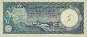 Gallery image for Netherlands Antilles p1b: 5 Gulden