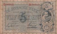 p61c from Netherlands Indies: 5 Gulden from 1920
