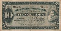 p70c from Netherlands Indies: 10 Gulden from 1930
