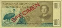p16s from Netherlands New Guinea: 100 Gulden from 1954
