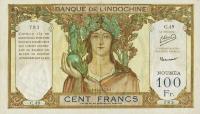 Gallery image for New Caledonia p42c: 100 Francs