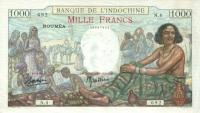 Gallery image for New Caledonia p43a: 1000 Francs