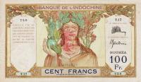 Gallery image for New Hebrides p9a: 100 Francs