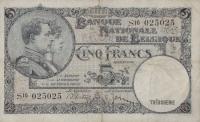 Gallery image for Belgium p108a: 5 Francs