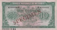 Gallery image for Belgium p122s: 10 Francs