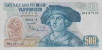 Gallery image for Belgium p135b: 500 Francs