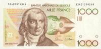 Gallery image for Belgium p144a: 1000 Francs