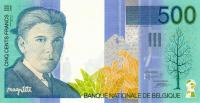 p149a from Belgium: 500 Francs from 1998