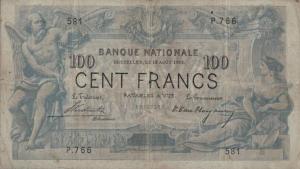 p64e from Belgium: 100 Francs from 1883
