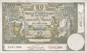 Gallery image for Belgium p99a: 50 Francs