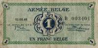 Gallery image for Belgium pM1b: 1 Franc
