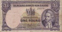 p159a from New Zealand: 1 Pound from 1940