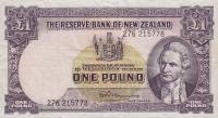 p159c from New Zealand: 1 Pound from 1956