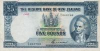 p160b from New Zealand: 5 Pounds from 1955