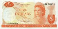 Gallery image for New Zealand p165d: 5 Dollars