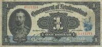 pA14a from Newfoundland: 1 Dollar from 1920