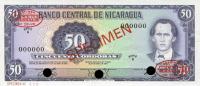 p125s from Nicaragua: 50 Cordobas from 1972