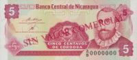p168s from Nicaragua: 5 Centavos from 1991