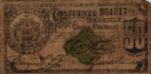 Gallery image for Nicaragua p19a: 50 Centavos