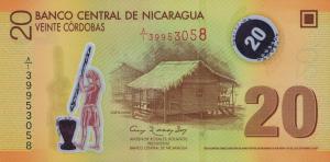 p202a from Nicaragua: 20 Cordobas from 2007