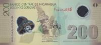 Gallery image for Nicaragua p205a: 200 Cordobas